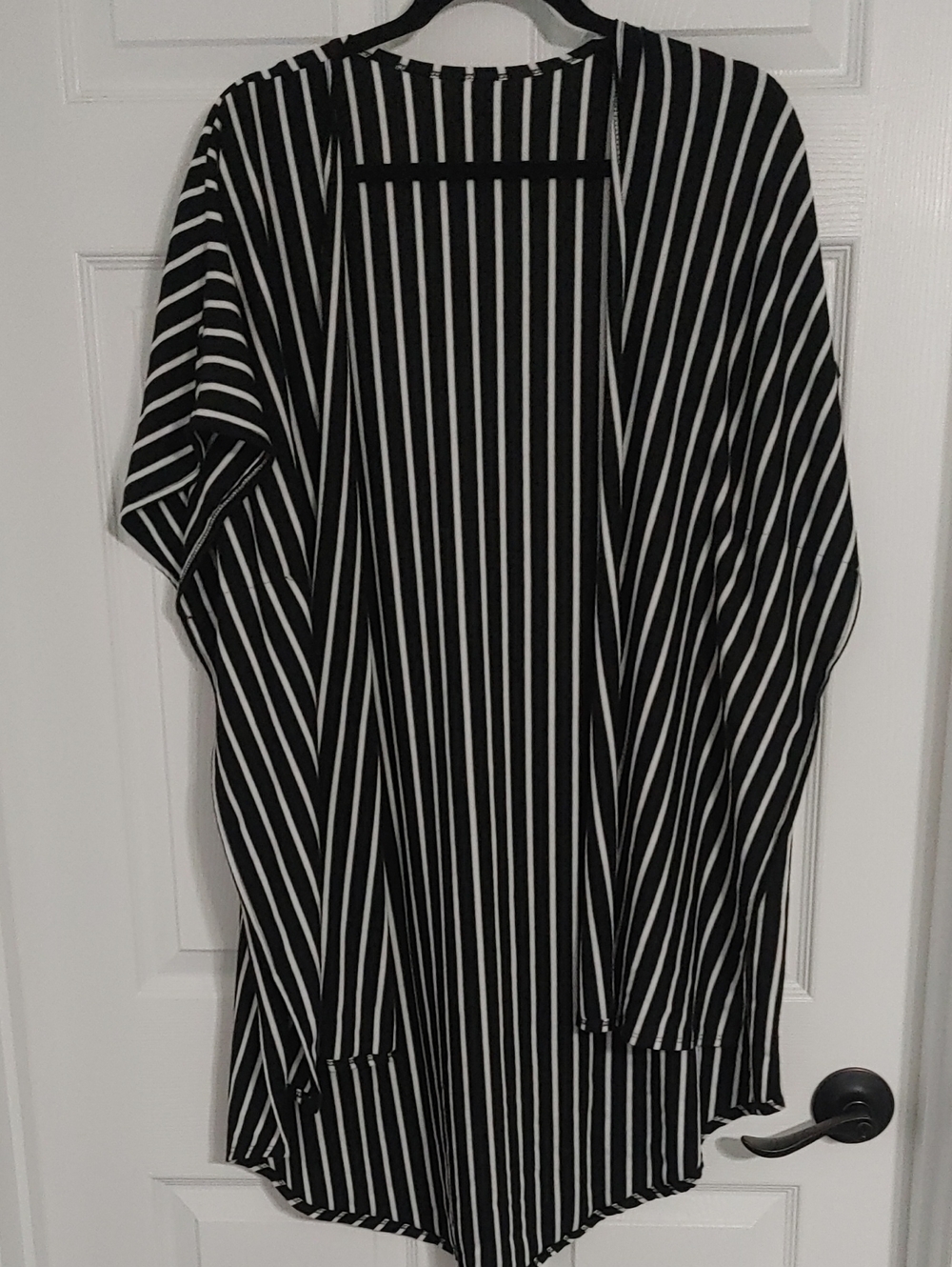 Very Soft Striped Women’s Kimino, Cardigan or Swim Cover Women's Lg-XL